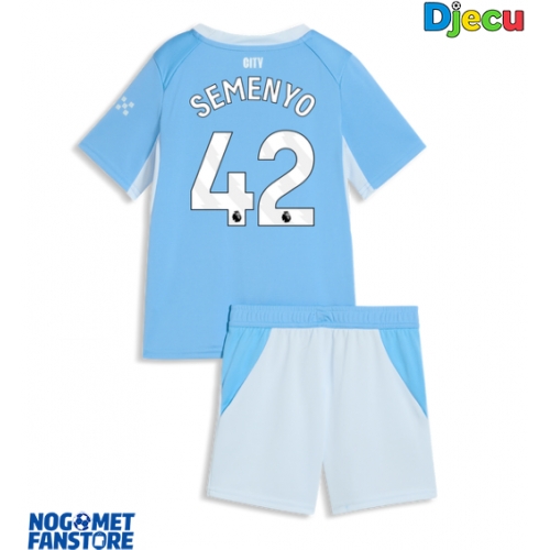 Manchester City Antoine Semenyo #42 Domaci Dres za djecu 2026-27 Kratak Rukav (+ Kratke hlače)